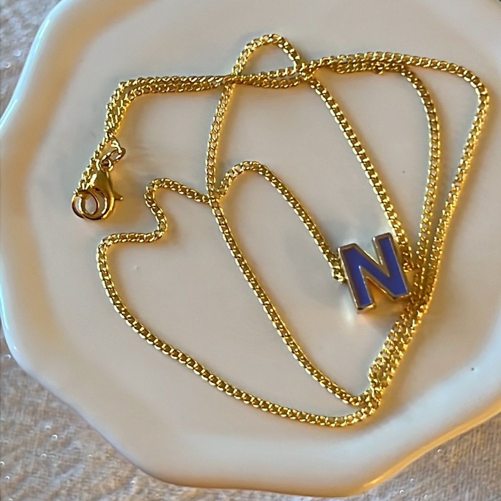 Letter N Necklace